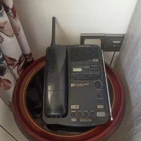 تلفن بیسیم پاناسونیک اصل ژاپن ورودی ۲ خط در حد نو|تلفن رومیزی|تهران, زعفرانیه|دیوار