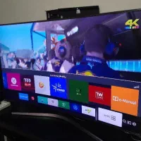 ال ای دی ۵۵ فورکی اسمارت منحنی سامسونگ آکبند