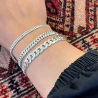 دستبند نقره ۹۲۵عیار ایتالیایی دارای حک عیار