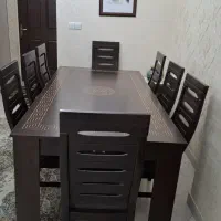میز ناهارخوری ۸ نفره mdf و چوب سالم