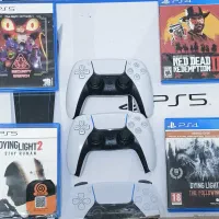 ps5 کپی خور ۲ دسته و سی دی دار
