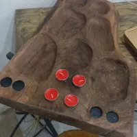 میز مزه چوب گردو کار دست