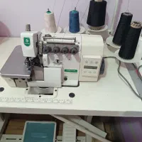 چرخ سردوز صنعتی  پنج نخ زوجی تمیز وسالم