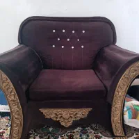 دو عدد مبل تک نفره|مبلمان خانگی و میز عسلی|قم, انصار‌الحسین|دیوار