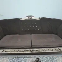 یکدست مبل ۷ نفره برنگ قهوه ای بفروش میرسد|مبلمان خانگی و میز عسلی|چهارباغ, |دیوار