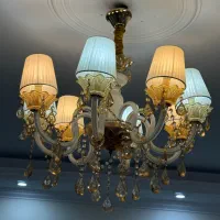 لوستر ۸ شاخه کریستال