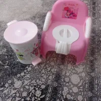 توالت و سطل آشغال کودک