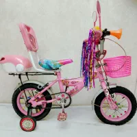 دوچرخه ۱۲ صورتی خوشگل ۲عددبا تایر درحدنو|دوچرخه، اسکیت، اسکوتر|تبریز, |دیوار