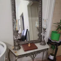 آینه و شمعدان برنزی|آینه|تهران, شهرک آپادانا|دیوار