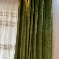 پرده پذیرایی ۳عددهمراه افتاب گیر و مخمل|پرده، رانر، رومیزی|لاهیجان, بازکیاگوراب|دیوار