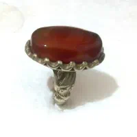 انگشتر جاسپر خوش تراش و انگشتر عقیق کبدی آبدار|جواهرات|سنندج, |دیوار