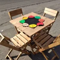 کرسی تاشو و ثابت روسی|صندلی و نیمکت|کرج, آق تپه|دیوار