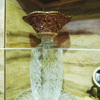 گلدان بزرگ کریستال چک