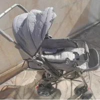 کالسکه تاشو با تشک دوتایی وکمربند|کالسکه و لوازم جانبی|آبیک, |دیوار