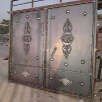 درب دست ساز  ماشینرو اهن دو میل