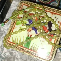 یک عدد تسبیح شاه مقصود افغانی کاملآ طبیعی و نایاب
