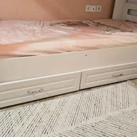 فروش فوری تخت دو طبقه برند معتبر سفارشی بادوعددتشک|تخت و سرویس خواب|بندرعباس, |دیوار