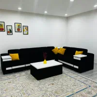 مبل طرح L هفت نفره تمیز