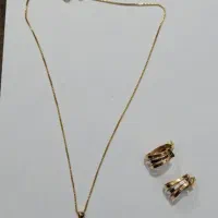 گوشواره و پلاک زنجیر