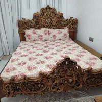 تخت سلطنتی دونفره|تخت و سرویس خواب|مشکیندشت, |دیوار