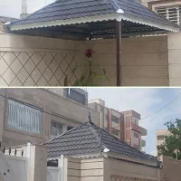 اجرای سقف شیبدار ،الاچیق،پارکینگ بدون پایه مزاحم