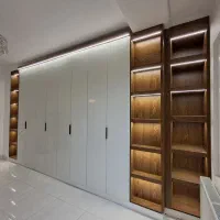 اجرای انواع کابینت ،کمد دیواری،پله چوبی|خدمات پیشه و مهارت|چابکسر, |دیوار