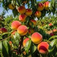 فروش نهال هلو زعفرانی با ضمانت