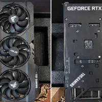 کارت‌گرافیک RTX3060Ti TUFجعبه‌دار پیچ پلمپ