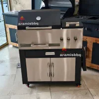 باربیکیو نما استیل طرح جدید