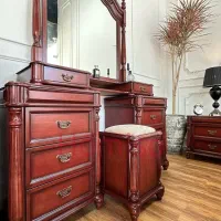 سرویس تخت خواب دونفره مدل یو*نانی(تمام چوب)|تخت و سرویس خواب|تهران, شهرک طالقانی|دیوار