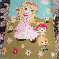 قالیچه یک دریک ونیم عروسکی