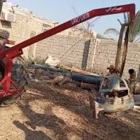 تراکتور.  جرثقیل پشت تراکتوری .بالابر . خنزیره|قطعات یدکی و لوازم جانبی|حمیدیه, |دیوار