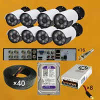 دوربین مداربسته پکیج کامل+گارانتی٪ارسال درب منزل
