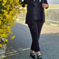 کت و شلوار مشکی مازراتی