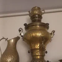 سماور ذغالی برنجی