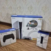 PS5 اسلیم استاندارد دیسک خور اروپا دو دسته