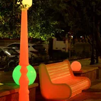 نیمکت شهری پلی اتیلن نورانی برقی چراغ دار led|صندلی و نیمکت|تهران, دریاچه شهدای خلیج فارس|دیوار
