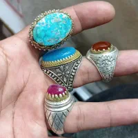 انگشتر نقره مردانه