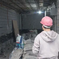 بازسازی کامل (لوله کشی برق کشی و غیره)تخریب