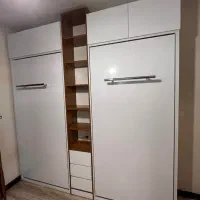 تخت تاشو و کتابخانه|تخت و سرویس خواب|تهران, افسریه شمالی|دیوار