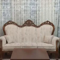 مبل ۹ نفره شیک و زیبا تمیز|مبلمان خانگی و میز عسلی|قم, بنیاد|دیوار