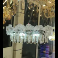 لوستر های کریستالی جدید زیر قیمت بازار اقساطی|لوستر و چراغ آویز|اهر, |دیوار