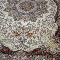 فرش ۹ متری کرم رنگ همراه با کناره ۱ در ۴|فرش|اهواز, گلستان|دیوار