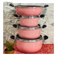 سرویس قابلمه و تابه لانه زنبوری 7 پارچه هلنا