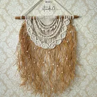 دیوارکوب مکرومه و رافیا