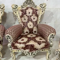 مبلمان سلطنتی ۹تمام چوب گردو اصل تام ملایر|مبلمان خانگی و میز عسلی|کرمانشاه, |دیوار