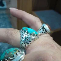 انگشتر نقره فیروزه|جواهرات|قزوین, |دیوار