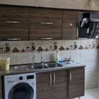 گازپنج شعله وکابینت ام دی اف سالم به طول دومترشصت|اجاق گاز و لوازم برقی پخت‌وپز|کوچصفهان, |دیوار