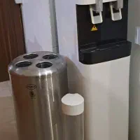 آبسرد کن ایستکول با سطل استیل لیوان یکبار مصرف