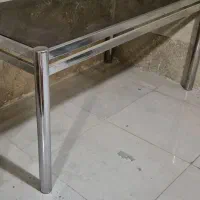 میز پایه فلزی شیشه ای|میز و صندلی غذاخوری|تهران, قلهک|دیوار